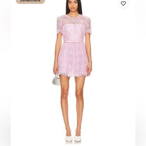 BRAND NEW NEVER WORN! self portrait Guipure lace mini dress